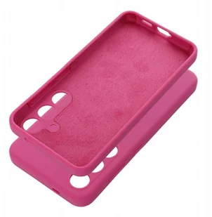 Futerał SILICONE 2mm do MOTOROLA G55 5G róż - Etui i futerały do telefonów - miniaturka - grafika 1