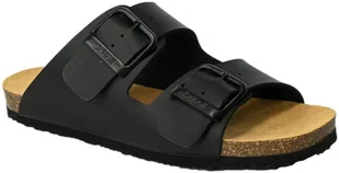 Klapki Komfortowe Medyczne Scholl F31179 Micole Black anatomiczna wkładka - SCHOLL - Klapki i japonki damskie - miniaturka - grafika 1