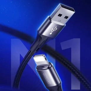 Joyroom kabel USB - Lightning 3 A 0,2 m czarny (S-0230N1) - Kable USB - miniaturka - grafika 3
