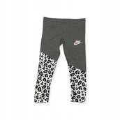 Legginsy - Getry leginsy dla dziewczynki Nike 3/4 latka 98-104 cm - miniaturka - grafika 1