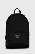Plecaki - Calvin Klein Jeans plecak męski kolor czarny duży gładki - miniaturka - grafika 1