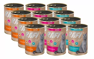 DOLINA NOTECI - RAFI KOT zestaw mix smaków 12x400g - Mokra karma dla kotów - miniaturka - grafika 1