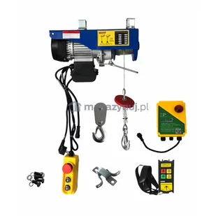 Wciągarka warsztatowa, elektryczna BSTP 150/300 obciążenie 150-300 kg (pilot przewodowy) - Wciągarki - miniaturka - grafika 3