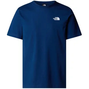 Koszulka męska The North Face M S/S Redbox Tee Rozmiar: XL / Kolor: niebieski/biały - Koszulki sportowe męskie - miniaturka - grafika 1