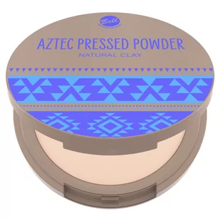 Bell puder prasowany z glinką Aztec Pressed Powder 001, 10g - Pudry do twarzy - miniaturka - grafika 1