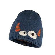Czapki damskie - Buff Dzianinowa Czapka Dziecięca Bonky Eyes Denim - miniaturka - grafika 1