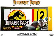 Dekoracje domu - Replika Tablicy Rejestracyjnej  HOUSE DOCTOR Jurassic Park, 33x16 cm - miniaturka - grafika 1