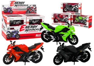 Motocykl Motor Sportowy 1:12 Figurka Model Kolekcjonerski Ścigacz Mix - Samochody i pojazdy dla dzieci - miniaturka - grafika 1