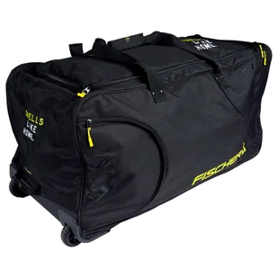 Torba hokejowa na kółkach Fischer DeLuxe Black/Yellow Youth - Torby sportowe - miniaturka - grafika 1