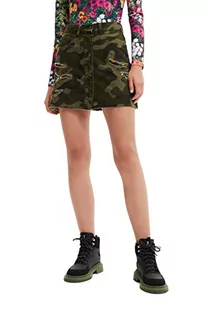 Desigual Damska spódnica, zielony, XL - Spódnice - miniaturka - grafika 1