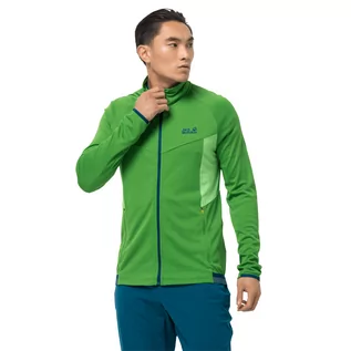 Kurtki męskie - Jack Wolfskin Polar męski GRADIENT JACKET M basil green 1709511_4105 - grafika 1