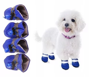 WODOODPORNE OCHRONNE BUTY DLA PSA SPACER ŚNIEG S - Ubranka dla psów WODOODPORNE OCHRONNE BUTY DLA PSA SPACER ŚNIEG S - Ubranka dla psów - miniaturka - grafika 1