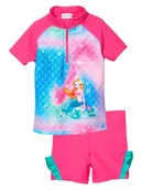 Stroje kąpielowe dla dziewczynek - Playshoes 2-częściowy zestaw kąpielowy w kolorze różowym - miniaturka - grafika 1