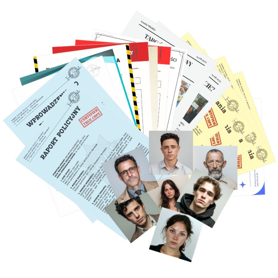 Gra Planszowa Sprawa Kryminalna Śledcza Zaginiony Trop Detektywistyczna Mroczna Prawda