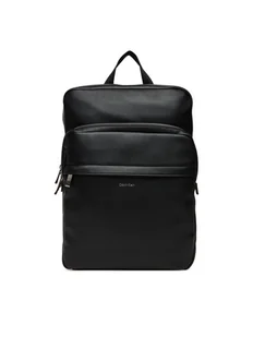 Plecak Calvin Klein Raised Slim Square Backpack LV04D3156G Czarny - Plecaki - miniaturka - grafika 1