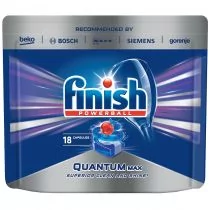 Benckiser Tabletki do zmywarek Finish Quantum Max 279 g (18 sztuk) - Środki do zmywarek - miniaturka - grafika 1