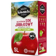 Soki i napoje niegazowane - Sady Wincenta Bezpośredni sok 100% jabłkowy NFC 5 l - miniaturka - grafika 1