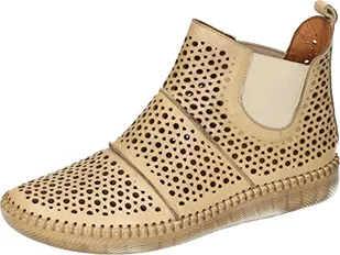 Manitu Damskie sztyblety 990288-08, beżowe, 40 EU - Botki damskie - miniaturka - grafika 1