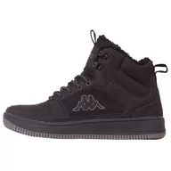 Buty sportowe męskie - Buty Kappa Shab Fur 243046FUR-1111 - czarne - miniaturka - grafika 1