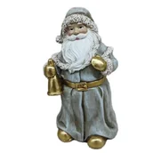 Ozdoby bożonarodzeniowe - Mikołaj z dzwonkiem OY10223B5184A-15C 8 x 7,5 x 15 cm wielokolorowy - miniaturka - grafika 1