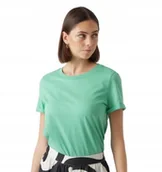 Koszulki i topy damskie - VERO MODA DAMSKI T-SHIRT ZIELONY KLASYCZNY M J7A - miniaturka - grafika 1