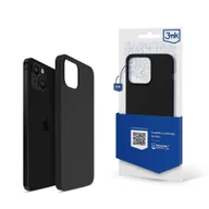 Etui i futerały do telefonów - Etui iPhone 14 silikonowe z serii 3mk Silicone Case - czarne - miniaturka - grafika 1