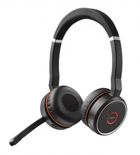 Jabra Evolve 75 SE Link 380a UC Stereo Stand czarne - Słuchawki - miniaturka - grafika 1