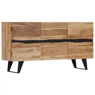 vidaXL vidaXL Szafka, 150x40x79 cm, lite drewno akacjowe - Szafki do salonu - miniaturka - grafika 1