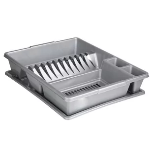 Altom SUSZARKA DO NACZYŃ CLASSIC 43X35X9CM SREBRNY (100) 5902443993282 - Suszarki do naczyń - miniaturka - grafika 1