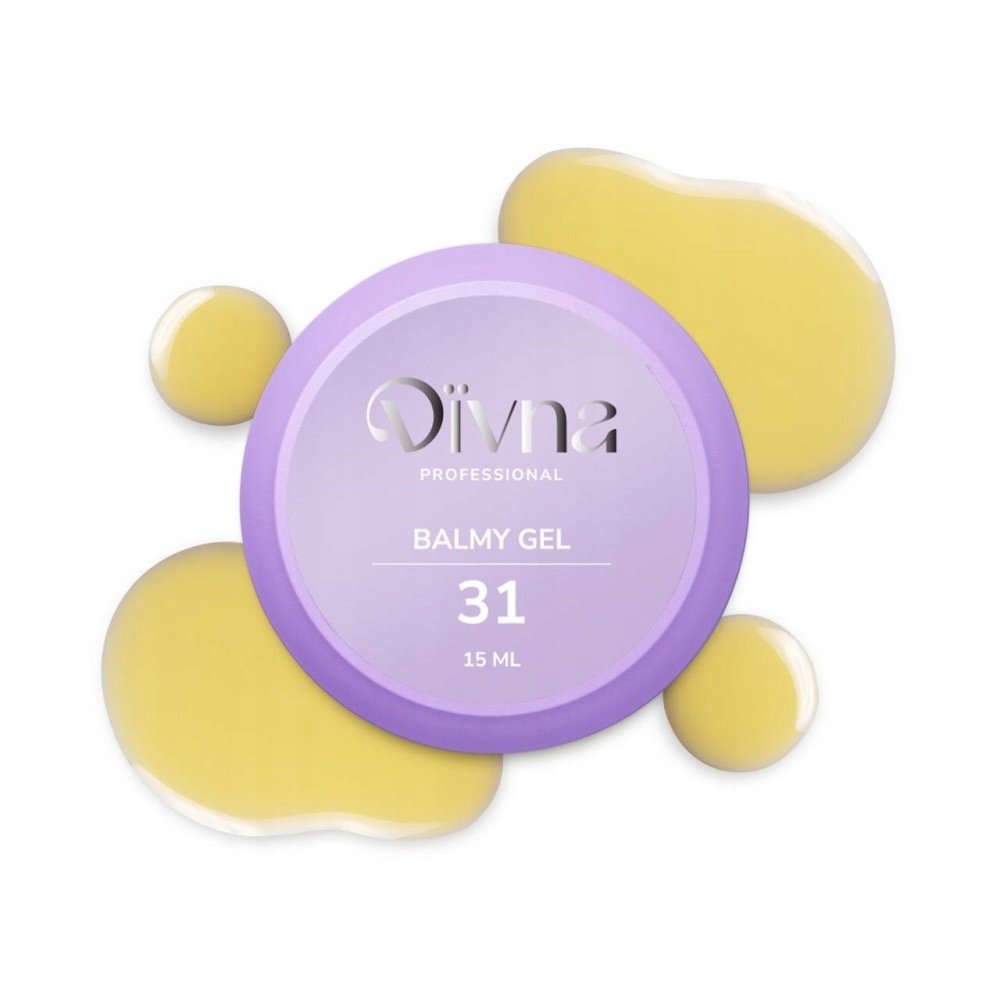 DIVNA Balmy Gel 31 żel w butelce o konsystencji bazy 15 ml do paznokci
