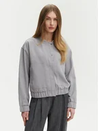 Kurtki damskie - Pieces Kurtka bomber Annie 17150150 Szary Regular Fit - miniaturka - grafika 1
