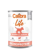 Mokra karma dla psów - CALIBRA Dog Life Puppy & Junior Lamb with rice 400g - miniaturka - grafika 1