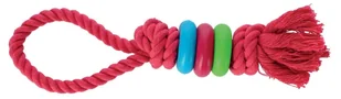 DINGO Pierścienie Denta Fresh 30 cm różowa - Zabawki dla psów - miniaturka - grafika 1