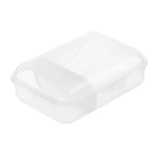 Rotho pojemnik na żywność, z wyciąganą ścianką dzielącą, rozmiar S, pojemność 0,9 l, wymiary (dł. x szer. x wys.) 17,7 x 12,9 x 6 cm, wykonany z tworzywa sztucznego/polipropylenu, wolny od BPA, wyprod 1111800096 - Pojemniki kuchenne - miniaturka - grafika 1