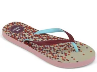 Klapki i japonki damskie - Klapki damskie Monotox MX22324 FLIPPER Czerwone - miniaturka - grafika 1