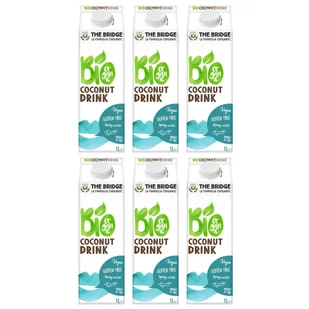 The Bridge Napój kokosowy bez glutenu Zestaw 6 x 1 L Bio - żywność - Napoje roślinne - miniaturka - grafika 1