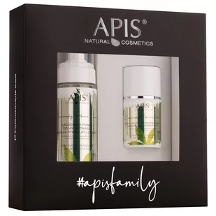 Apis Cannabis Home Care łagodząca pianka do mycia twarzy 150ml + krem łagodząco-regenerujący 50ml - Zestawy kosmetyków damskich - miniaturka - grafika 1