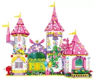 Klocki - COIL Klocki konstrukcyjne zestaw mega 1063 elementów zamek księżniczki różowy - miniaturka - grafika 1