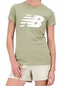 Koszulki i topy damskie - KOSZULKA damska NEW BALANCE WT03816OLF sportowa / treningowa XS - miniaturka - grafika 1