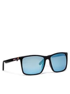 Okulary przeciwsłoneczne - Red bull spect Red Bull SPECT Bow Sunglasses Men, shiny black/smoke-light blue mirror 2021 Okulary sportowe BOW-007P - miniaturka - grafika 1