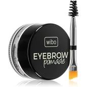 Pomada do brwi - WIBO WIBO Eyebrow Pomade Wodoodporna Pomada do Brwi Black Brown WIBO-0747 - miniaturka - grafika 1