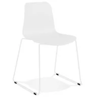 Krzesła - Kokoon Design Krzesło Design Bee White Białe CH02470WHWH - miniaturka - grafika 1