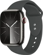 Akcesoria do smartwatchy - Crong Crong Liquid - Pasek do Apple Watch 42/44/45/49 mm grafitowy - miniaturka - grafika 1