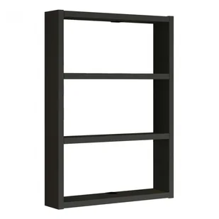 Półka kuchenna wisząca PERA czarna - Półki do salonu - miniaturka - grafika 1