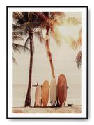 Plakaty - Plakat r A3 30x42 cm Sufing Plaża Wakacje Relax Sp - miniaturka - grafika 1