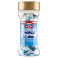 Dodatki do ciast w proszku - Dr. Oetker Mix dekoracji lodowa kraina 48 g - miniaturka - grafika 1
