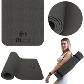 Maty do jogi - Mata do ćwiczeń Joga Fitness Fit.Me Antypoślizgowa TPE - miniaturka - grafika 1