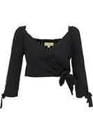 Koszulki i topy damskie - swirlie Damski top koronkowy 77133951, czarny, M, czarny, M - miniaturka - grafika 1