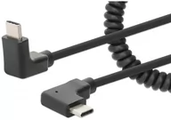 Kable - Kabel zasilający Manhattan USB Type-C M/M 1 m Black (766623356213) - miniaturka - grafika 1