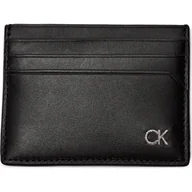 Etui na dokumenty i karty - Calvin Klein Skórzane etui na karty - miniaturka - grafika 1